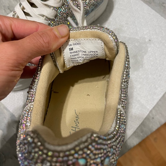 Betsey Johnson embellished sneakers - Picture 3 of 5